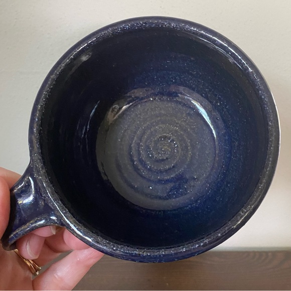 Last chance Studio pottery soup bowls with handle - Picture 9 of 11